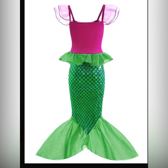 New kids mermaid costume stretchy fabric - Picture 2 of 5